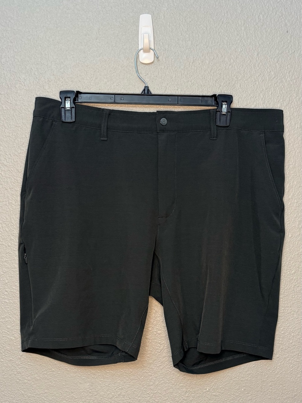 BYLT | Premium Basics Kinetic Shorts | Dark Charcoal | Waist 40”